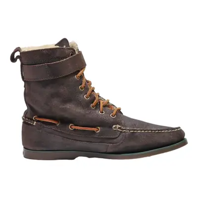 POLO RALPH LAUREN Lace-Up Boots Brown Leather Mens UK 8.5