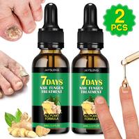 7-Days Nail Fungus Treatment - Soften Thick Nails, Whiten Discolored Nails, Ginger Nail Treatment, Toe and Fing Daily nail ca...