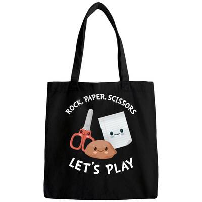 Cute Kawaii Rock, Paper, Scissors Let's Play Funny Bags