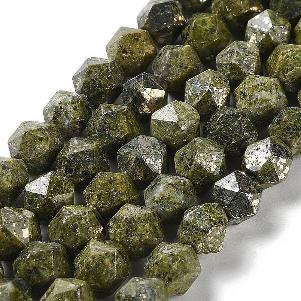Natural Pyrite Beads Strands