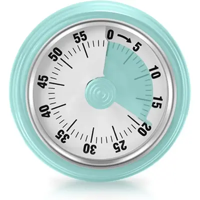 Visual Timer, Teeloray 60-Minute Countdown Timer, Kitchen Timer with Magnetic Base, Mechanical Clockwork, Ringer Alert, Time ...