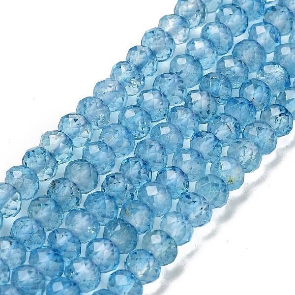Natural Blue Topaz Beads Strands