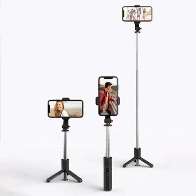 Smartphone Tripod | Phone Tripod for iPhone & Selfie Stick with Cellphone Mount & Remote, Compact & Adjustable, Ideal for Rec...