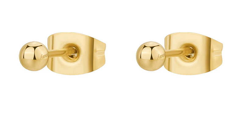 Brosway Essential Minimal Gold Plated Earrings BNL11 - Diameter: 0.6 cm