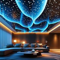 USB Powered Aurora Projector Light, Remote Control 7 Color Changing Dynamic Aurora Light, Portable LED Light for Bedroom, Liv...