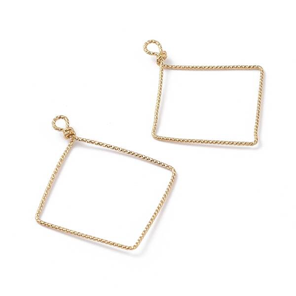 Copper Open Back Bezel Pendants
