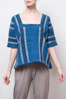 zoe top - indigo | Size: one size