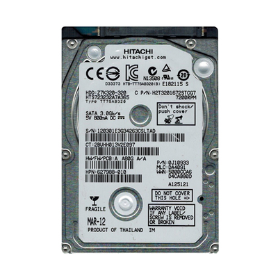 627988-010 HP 320GB 7200RPM SATA 3Gb/s 16MB Cache 2.5-inch Hard Drive