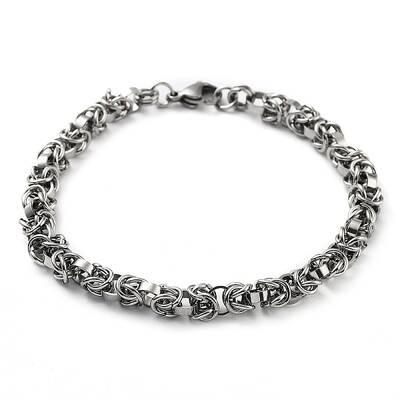 Non-Tarnish 201 Stainless Steel Rope Chain Bracelet