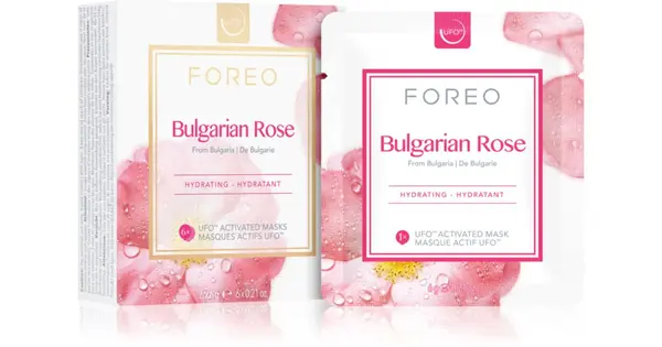 Foreo Ufo™ Bulgarian Rose Hydrating Mask 6 X 6 G