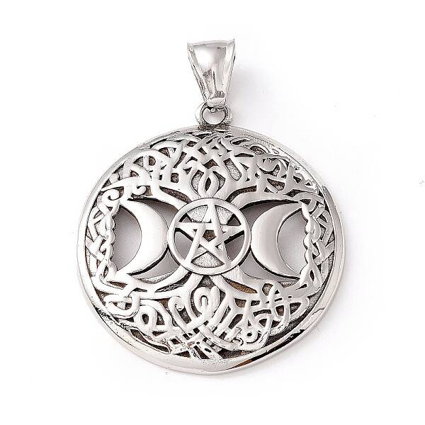Tibetan Style 304 Stainless Steel Pendants
