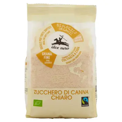 Alce nero Organic Light Cane Sugar Alce Nero 500g