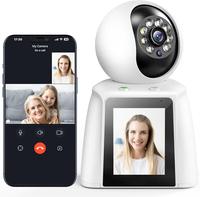 3K Video Call Security Camera Indoor,motion tracking, infrared night vision function,360 panoramic surveillance,Nanny Monitor...