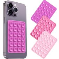 Silicone Suction Cup Phone Holder for iPhone Android Smartphone, Self-adhesive Phone Stand, Anti-slip Phone Holder, Mobile P...