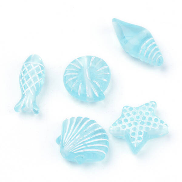 Craft Style Transparent Acrylic Charms