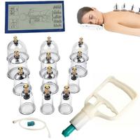 Comfort Cupping Treatment Set, 12pcs/set Cordless Vacuum Suction Cup Massage Tool Set, Manual Massage Tool, Body Massage Tool...