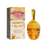 Honey Nourishing Lip Care Oil, Moisturizing Lip Gloss for Soothing Dry Skin, Hydrating Glossy Lip Care Product for Women & Gi...