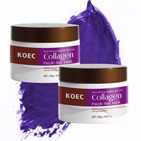 KOEC Purple Hair Mask Professional Neutralizes Brass & Yellow Tones For Blonde Silver Gray Highlighted Hair 250g/8.82oz