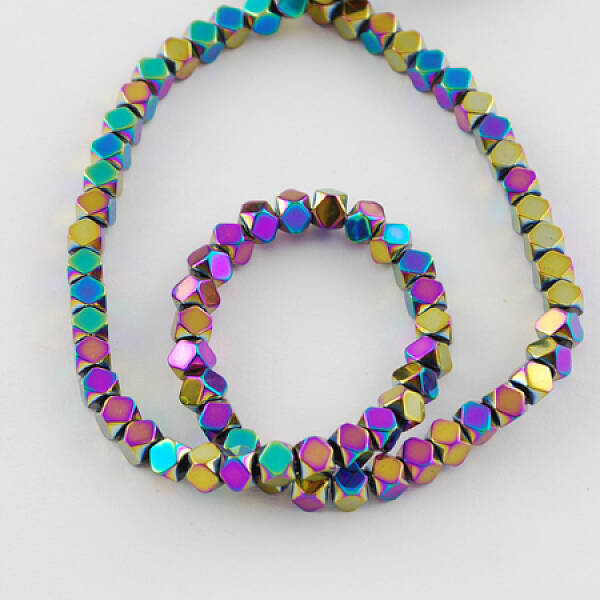 Non-magnetic Synthetic Hematite Beads Strands