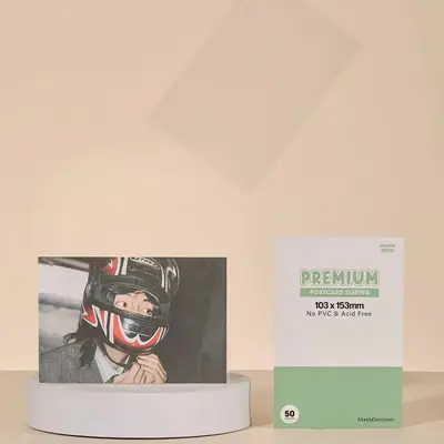 Premium Postcard Sleeves - Green Version (103X153MM)