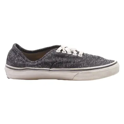 VANS Authentic Low Top Trainers Grey Canvas Mens UK 5.5
