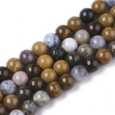 Natural Ocean Jasper Beads Strands