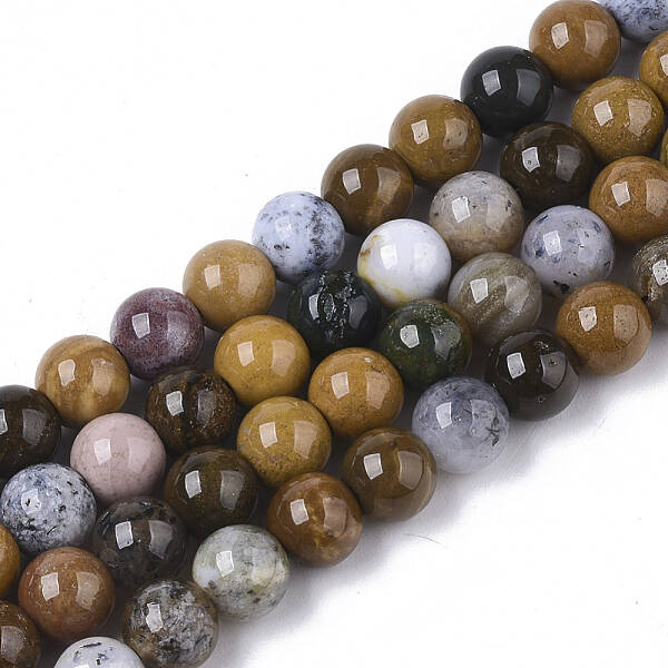 Natural Ocean Jasper Beads Strands