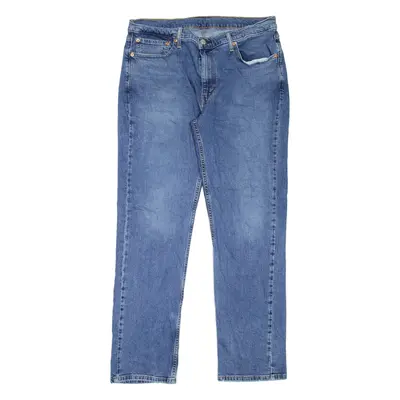 LEVI'S 514 Jeans Mens Blue Slim Straight Stone Wash W36 L32