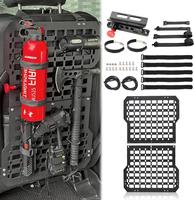 MAIKER Rigid Molle Panels For Vehicles Truck Mount Rack Tactical Seat Back Organizer with Fire Extinguisher Mout & Hook and L...