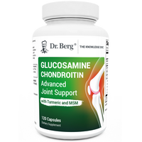 Glucosamine Chondroitin Advanced Joint Support with MSM - 120 Vegetable Capsules Supplement Healthcare Vitamin