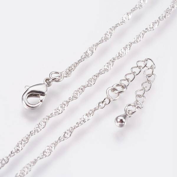 Long-Lasting Plated Brass Chain Necklaces