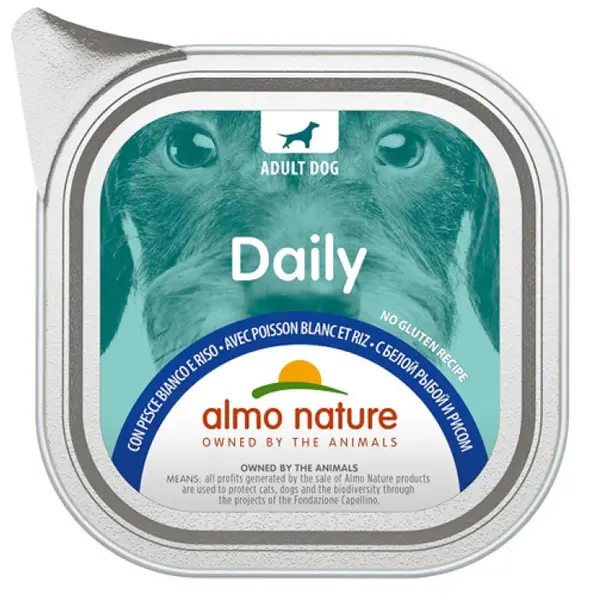 Almo nature Daily Menu with White Fish and Rice - 100GR