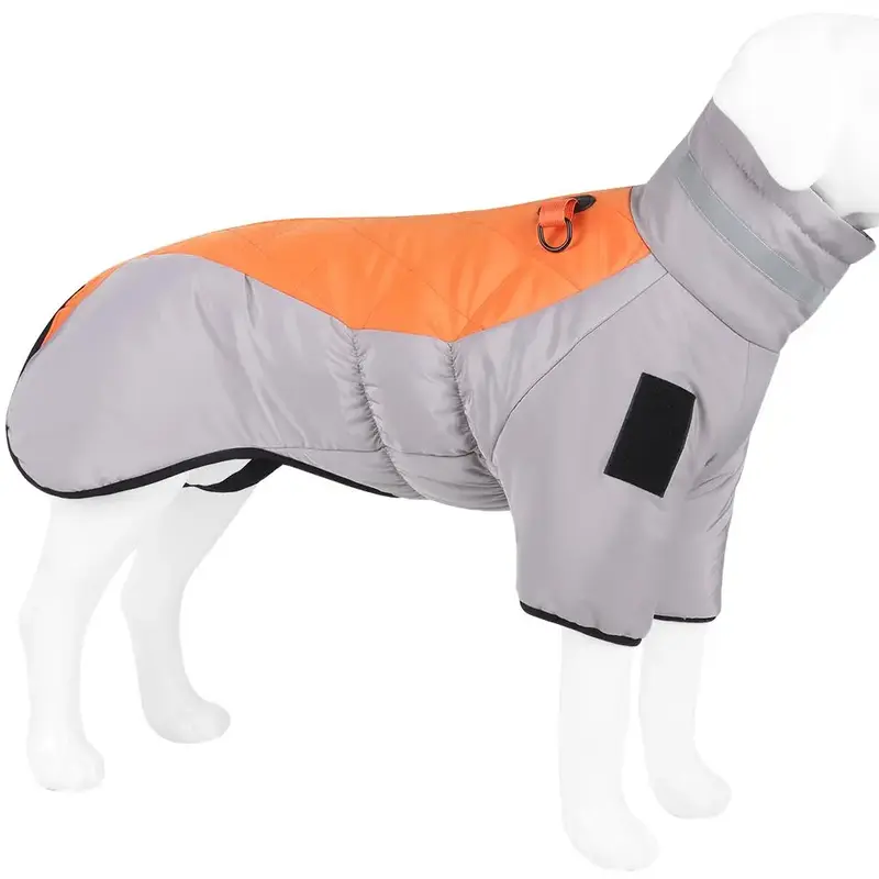 Dog Warm Clothes, Winder Warm Dog Clothes with Reflective Highlight, Space Astronaut Design Coat for Dog