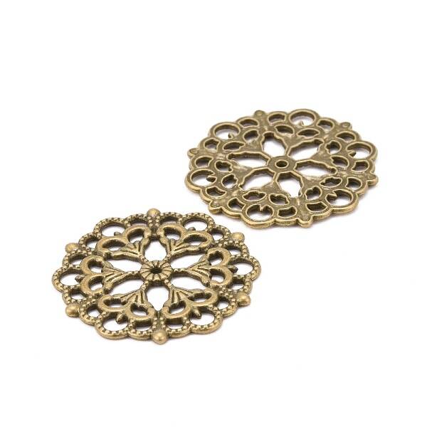 Tibetan Style Filigree Joiners Links