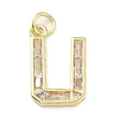 Brass Micro Pave Cubic Zirconia Pendants