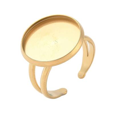 304 Stainless Steel Cuff Ring Settings