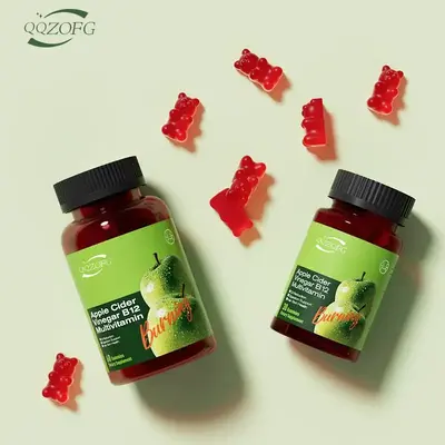 Apple Cider Vinegar Gummies Formulated to Support Normal Energy Levels & Gut Health -Supports Digestion, Detox & Cleansing -A...