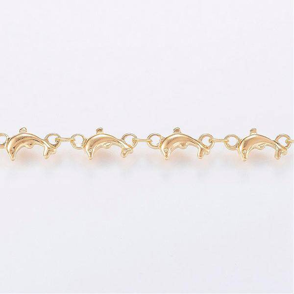 Handmade Ion Plating(IP) 304 Stainless Steel Bar Link Chains