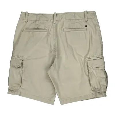 Tommy Hilfiger Cargo Shorts - 35W 10L Beige Cotton | Size: 35″ waist