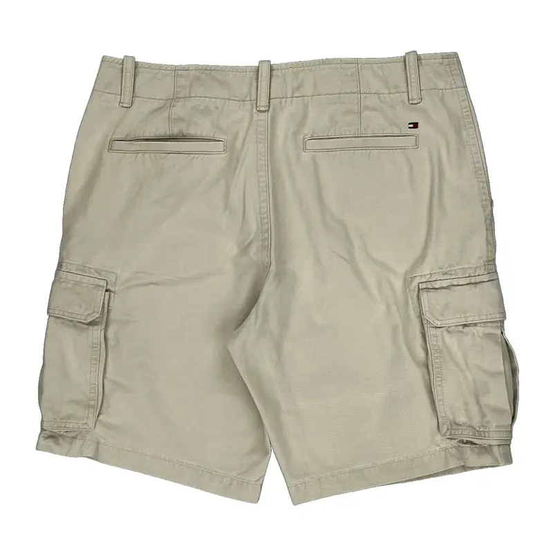 Tommy Hilfiger Cargo Shorts - 35W 10L Beige Cotton | Size: 35″ waist