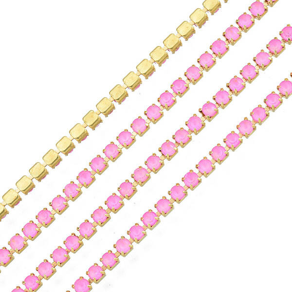 Brass Rhinestone Strass Chains