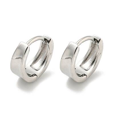 Brass Hoop Earrings