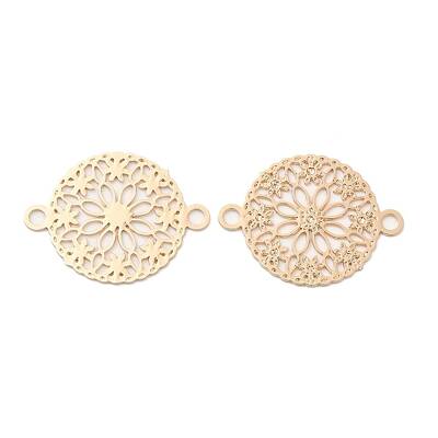 Long-Lasting Plated Brass Connector Charms
