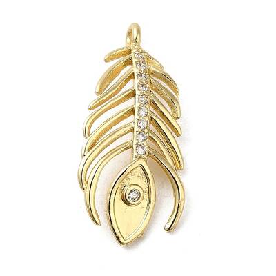 Rack Plating Brass Micro Pave Cubic Zirconia Pendants
