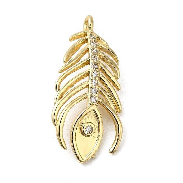 Rack Plating Brass Micro Pave Cubic Zirconia Pendants