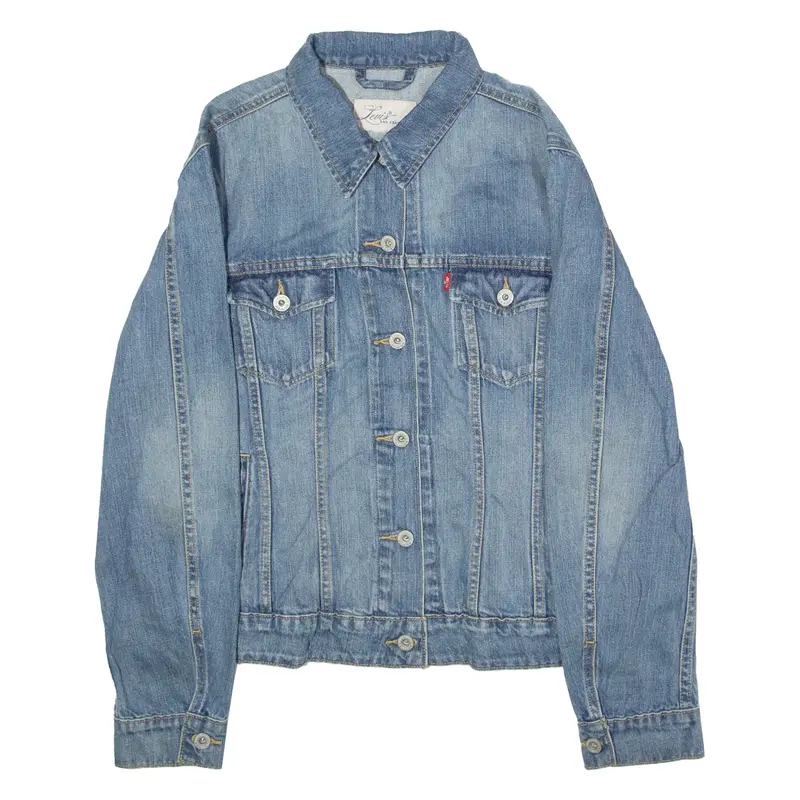 LEVI'S Womens Denim Jacket Blue L