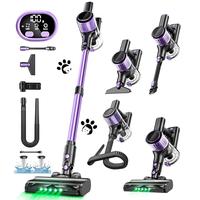 VICEASE Vacuum Cleaner Pro, 350W 33KPa, LED Display, 3 Modes, Max 45 Mins Runtime, Anti-Tangle brush, Cordless Vacuum for Pet...