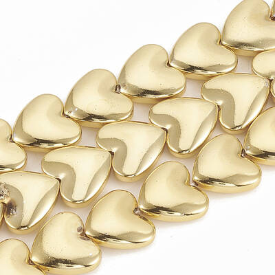 Electroplate Non-magnetic Synthetic Hematite Beads Strands