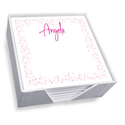 Effervescent Memo Square - White with holder
