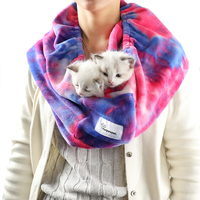 Small Cat Sling Carrier Pet up to 3 lbs - Handsfree Pet Carrier Pouch for Newborn Kittens, Hedgehogs, Sugar Gliders, Squirrel...